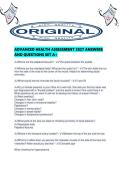 ADVANCED HEALTH ASSESSMENT 2027 ANSWERS AND QUESTIONS SET A&period;pdf