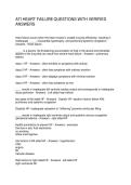ATI HEART FAILURE QUESTIONS WITH VERIFIED ANSWERS