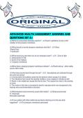 ADVANCED HEALTH ASSESSMENT ANSWERS AND QUESTIONS SET A&period;pdf