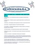 IPMA HR ESSENTIALS ANSWERS AND QUESTIONS SET A&period;