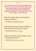 Chapter 1 Exam Study Guide 2026-2027 &mdash; Verified Questions & Expert-Validated Answers with Detailed Neuropharmacology and Behavioral Neuroscience Rationales