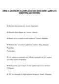 AMMO 51 COURSE MV DL COMPLETE STUDY EXAM SCRIPT COMPLETE&NewLine;QUESTIONS AND ANSWERS