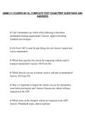 AMMO 51 COURSE MV DL COMPLETE TEST EXAM PREP QUESTIONS AND&NewLine;ANSWERS