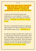 HESI EXIT NGN RN Exam 2025&ndash;2026&colon; Comprehensive Questions & Verified Answers with Detailed Elaborated Rationales &mdash; The Ultimate High-Yield Study Guide Covering Medical-Surgical&comma; Pharmacology&comma; Maternal-Newborn&comma; Pediatrics&comma; Psychiatric&comma; Emergency&comma; Prioritiza