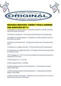 MICHIGAN MECHANIC CORRECT FINALS ANSWERS AND QUESTIONS SET A&period;pdf