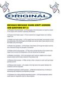 MICHIGAN MECHANIC EXAMS SCRIPT ANSWERS AND QUESTIONS SET A&period;pdf