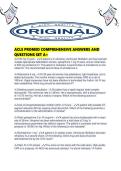 ACLS PROMED COMPREHENSIVE ANSWERS AND QUESTIONS SET A&period;pdf
