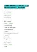 7 BREW BREWISTA COMPLETE EXAM&NewLine;REVIEW WITH FULL SOLUTIONS