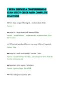 7 BREW BREWISTA COMPREHENSIVE&NewLine;EXAM STUDY GUIDE WITH COMPLETE&NewLine;SOLUTIONS
