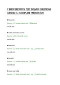 7 BREW BREWISTA TEST SOLVED QUESTIONS&NewLine;GRADED A&plus; COMPLETE PREPARATION