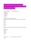 HESI A2 Grammar Practice Test&colon; 105 Questions with Answers & Explanations for Nursing Entrance Exam Success &lpar;2026-2027 Edition&rpar;