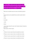 HESI A2 Grammar Practice Test&colon; 50 Questions with Detailed Answers & Explanations for Nursing Entrance Exam Success &lpar;2026-2027 Edition&rpar;