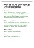 AAERT CER COMPREHENSIVE TEST PAPER&NewLine;WITH SOLVED QUESTIONS