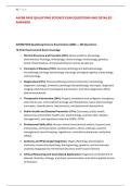 AAVSB PAVE QUALIFYING SCIENCE EXAM QUESTIONS AND DETAILED &NewLine;ANSWERS