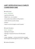 AAERT CERTIFICATION EXAM 8 COMPLETE&NewLine;COURSE REVIEW GUIDE&NewLine;