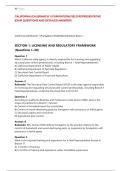 CALIFORNIA &lpar;CA&rpar; BRANCH 1 &lpar;FUMIGATION&rpar; FIELD REPRESENTATIVE &NewLine;EXAM QUESTIONS AND DETAILED ANSWERS