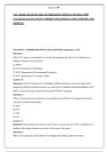 NYC &lpar;DOB&rpar; MASTER FIRE SUPPRESSION PIPING CONTRACTOR &NewLine;&lpar;CLASS B&rpar; EXAM LATEST VERSION QUESTIONS AND ANSWERS 2026 &NewLine;EDITION 