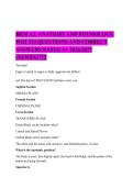 HESI A2 Anatomy & Physiology Study Guide&colon; 314 Practice Questions with Answers & Explanations for Nursing Entrance Exam Success &lpar;2026-2027 Edition&rpar;