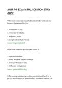 AANP FNP EXAM 6 FULL SOLUTION STUDY&NewLine;GUIDE