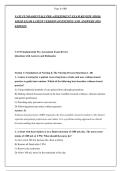 VATI FUNDAMENTALS PRE-ASSESSMENT EXAM REVIEW HIGH&NewLine;YIELD EXAM LATEST VERSION QUESTIONS AND ANSWERS 2026 &NewLine;EDITION 