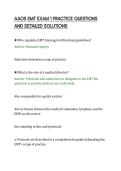 AAOS EMT EXAM 1 PRACTICE QUESTIONS&NewLine;AND DETAILED SOLUTION