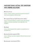 AAOS EMT EXAM 2 ACTUAL TEST QUESTIONS&NewLine;WITH VERIFIED SOLUTIONS