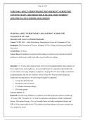 NURS 5461&colon; ADULT GERONTOLOGY MANAGEMENT ACROSS THE &NewLine;CONTINUUM OF CARE HIGH-YIELD EXAM LATEST VERSION &NewLine;QUESTIONS AND ANSWERS 2026 EDITION 