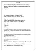 MAN GENETICS&colon; CONCEPTS AND APPLICATIONS EXAM  HIGH&NewLine;YIELD EXAM LATEST VERSION QUESTIONS AND ANSWERS 2026 &NewLine;EDITION 