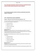 FULL TEST BANK FOR BATES' GUIDE TO PHYSICAL EXAMINATION AND &NewLine;HISTORY TAKING QUESTIONS EXAM LATEST VERSION 