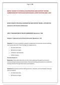 BATES' GUIDE TO PHYSICAL EXAMINATION AND HISTORY TAKING &NewLine;QUESTIONS WITH DETAILED RATIONALES LATEST EDITION 2026 -2027