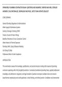 SPRINGFIELD PLUMBING CONTRACTOR EXAM&ndash; QUESTIONS AND ANSWERS &vert; VERIFIED AND WELL DETAILED&NewLine;ANSWERS &vert; PLUS RATIONALES &vert; DOWNLOAD AND PASS &vert; LATEST EXAM UPDATE 2026&sol;2027