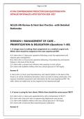 ATI RN COMPREHENSIVE PREDICTOR EXAM QUESTIONS WITH &NewLine;DETAILED RATIONALES LATEST EDITION 2026 -2027