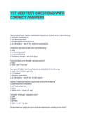 VET MED TEST QUESTIONS WITH CORRECT ANSWER1