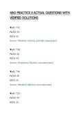 ABG PRACTICE II ACTUAL QUESTIONS WITH&NewLine;VERIFIED SOLUTIONS