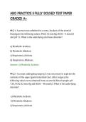 ABG PRACTICE II FULLY SOLVED TEST PAPER&NewLine;GRADED A&plus;