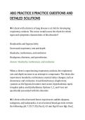 ABG PRACTICE II PRACTICE QUESTIONS AND&NewLine;DETAILED SOLUTIONS