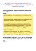 LBO MODELING EXAM FROM WALL STREET &lpar;VERSION 1 & 2&rpar; &NewLine;COMPLETE QUESTIONS AND DETAILED SOLUTIONS LATEST UPDATE&NewLine;THIS YEAR JUST RELEASED