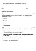 WGU D669 PA QUESTIONS WITH VERIFIED ANSWERS