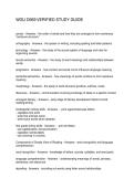 &NewLine;WGU D669 VERIFIED STUDY GUIDE