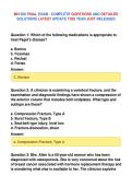 MN 566 FINAL EXAM - COMPLETE QUESTIONS AND DETAILED&NewLine;SOLUTIONS LATEST UPDATE THIS YEAR JUST RELEASED