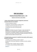ENPC 6th Edition Emergency Nursing Pediatric Course &mdash; Test Questions and Answers&vert; Latest Update 2027