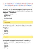 MN 566 MIDTERM EXAM - COMPLETE QUESTIONS AND DETAILED&NewLine;SOLUTIONS LATEST UPDATE THIS YEAR JUST RELEASED