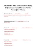 DELTA SIGMA THETA Exam Actual Exam 2026 &vert; All Questions and Correct Answers &vert; Verified Answers &vert; Just Released