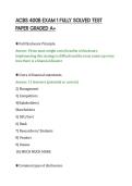 ACBS 400B EXAM 1 FULLY SOLVED TEST&NewLine;PAPER GRADED A&plus;
