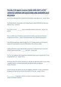 Florida 2-20 Agents License EXAM 2026-2027 LATEST UPDATED VERSION 300 QUESTIONS AND ANSWERS JUST RELEASED