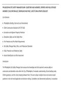 PHILADELPHIA SITE SAFETY MANAGER EXAM&ndash; QUESTIONS AND ANSWERS &vert; VERIFIED AND WELL DETAILED&NewLine;ANSWERS &vert; PLUS RATIONALES &vert; DOWNLOAD AND PASS &vert; LATEST EXAM UPDATE 2026&sol;2027