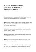 ACEABLE AGENT FINAL EXAM&NewLine;QUESTIONS WITH CORRECT&NewLine;ANSWERS GRADED A&plus;