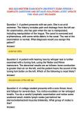 NSG 6020 MIDTERM EXAM SOUTH UNIVERSITY EXAM VERSION 1 &NewLine;COMPLETE QUESTIONS AND DETAILED SOLUTIONS LATEST UPDATE&NewLine;THIS YEAR JUST RELEASED