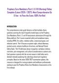Prophecy Core Mandatory Part I&comma; II&comma; & III &lpar;Nursing&rpar; Relias Complete &lpar;Latest 2026 &sol; 2027&rpar;&colon; Most Comprehensive Qs & Ans - to Pass the Exam&comma; 100&percnt; Verified