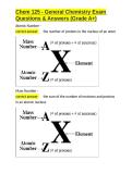 Chem 125 - General Chemistry Exam Questions & Answers &lpar;Grade A&plus;&rpar;&period;docx&NewLine;&NewLine;